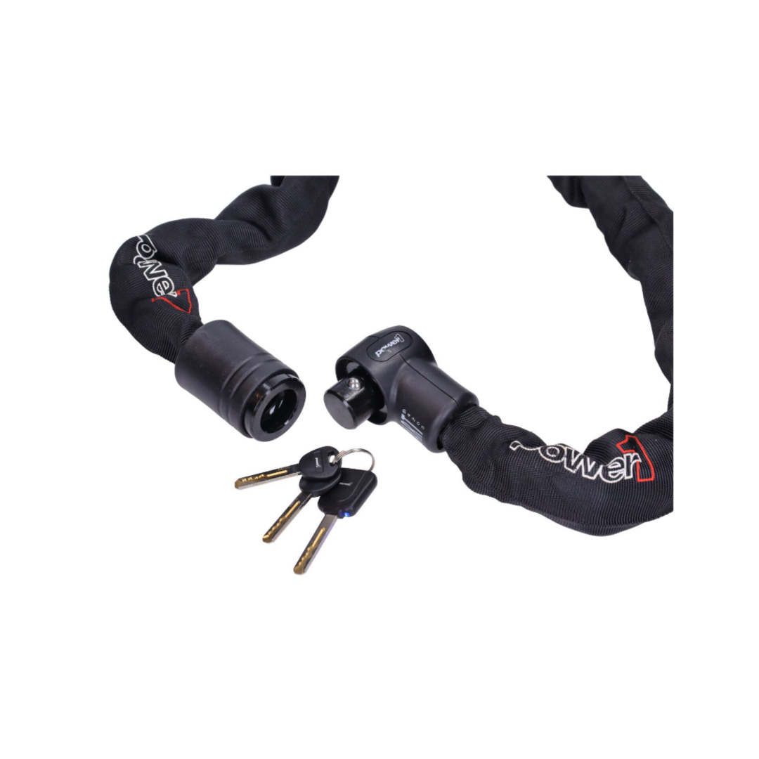 Power1 kettingslot met vaste kop – ART 4 sterren – 180 cm – geschikt voor scooter en motor