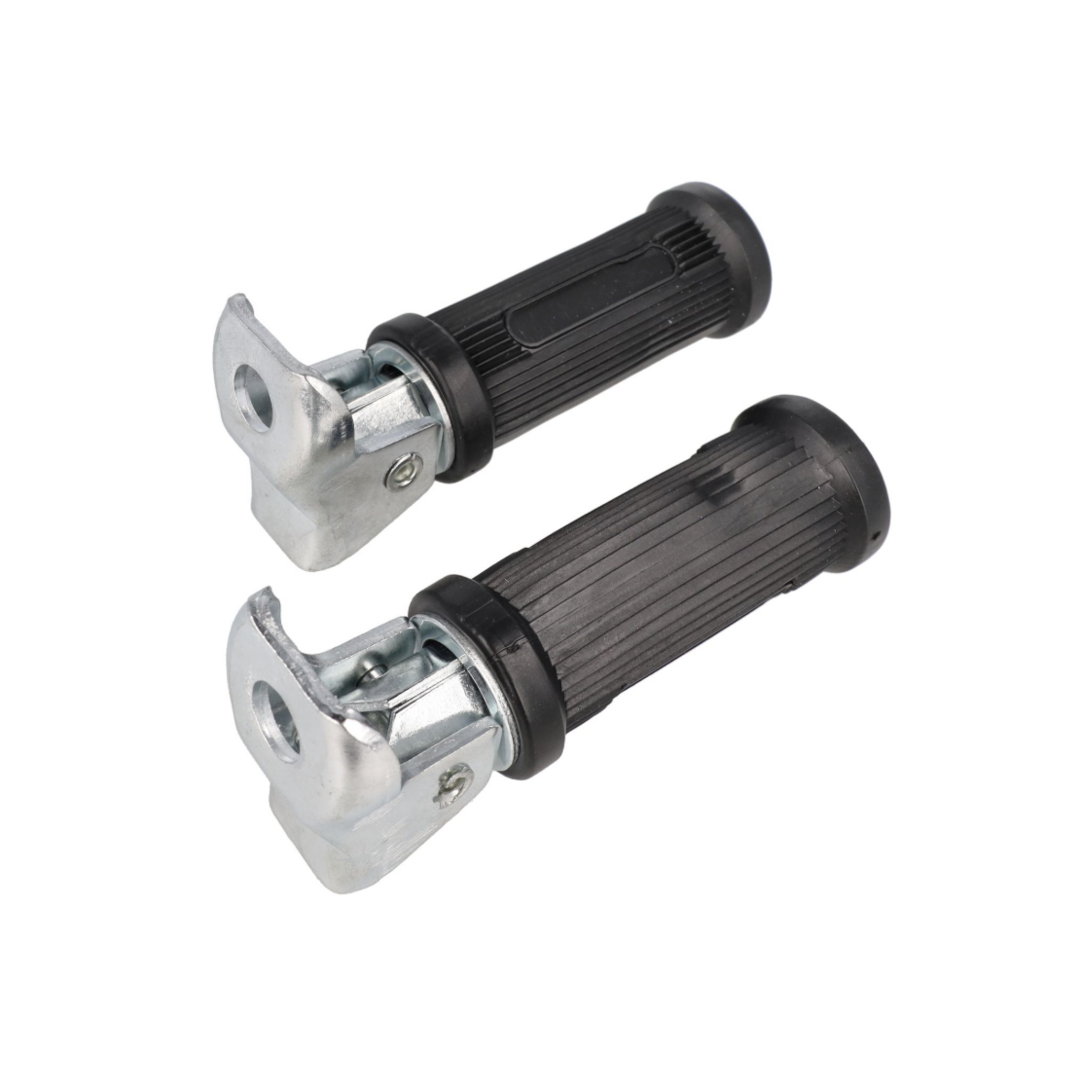 Kreidler Ronde duo-voetsteunset universeel – passend op Puch, Tomos, Kreidler, Zundapp en andere bromfietsen