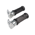 Kreidler Ronde duo-voetsteunset universeel – passend op Puch, Tomos, Kreidler, Zundapp en andere bromfietsen