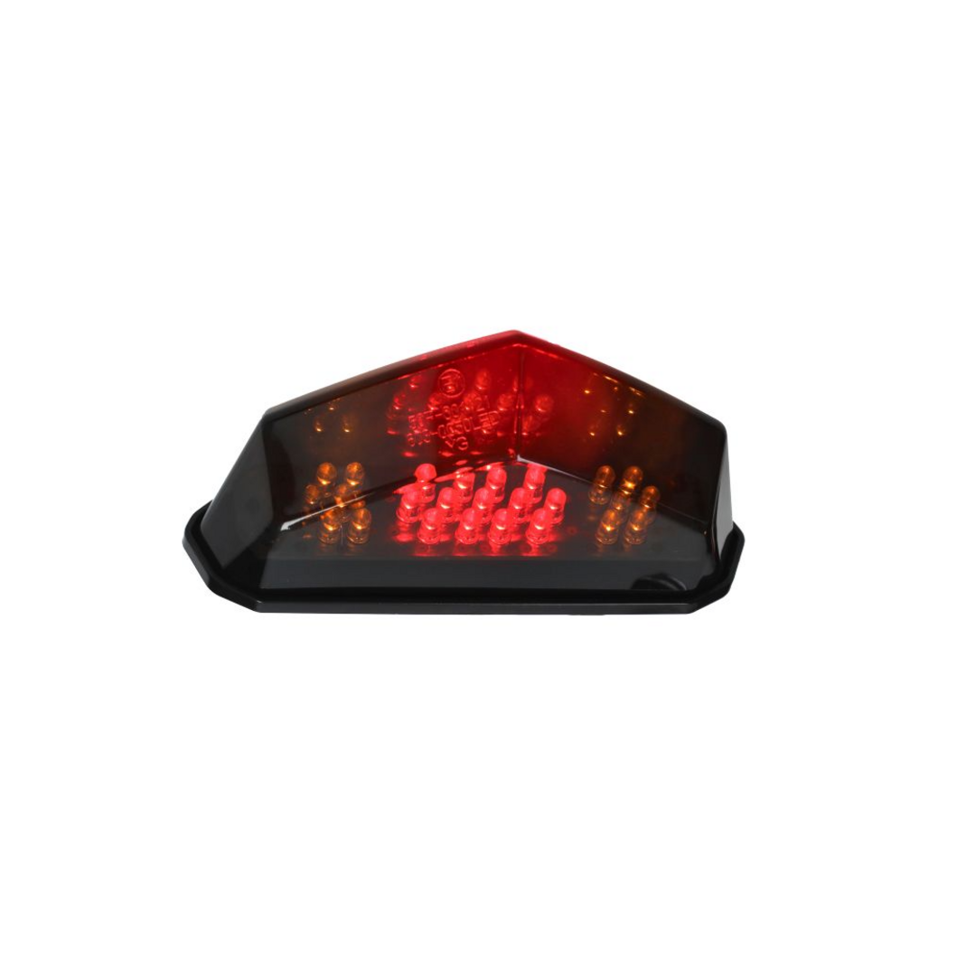 Derbi DMP LED-achterlicht met smoke glas en geïntegreerde knipperlichten voor Derbi Senda DRD Pro