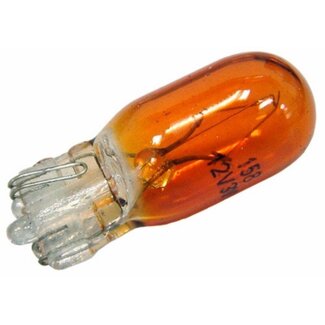 Lamp 12V 3W T10 Wedge Oranje