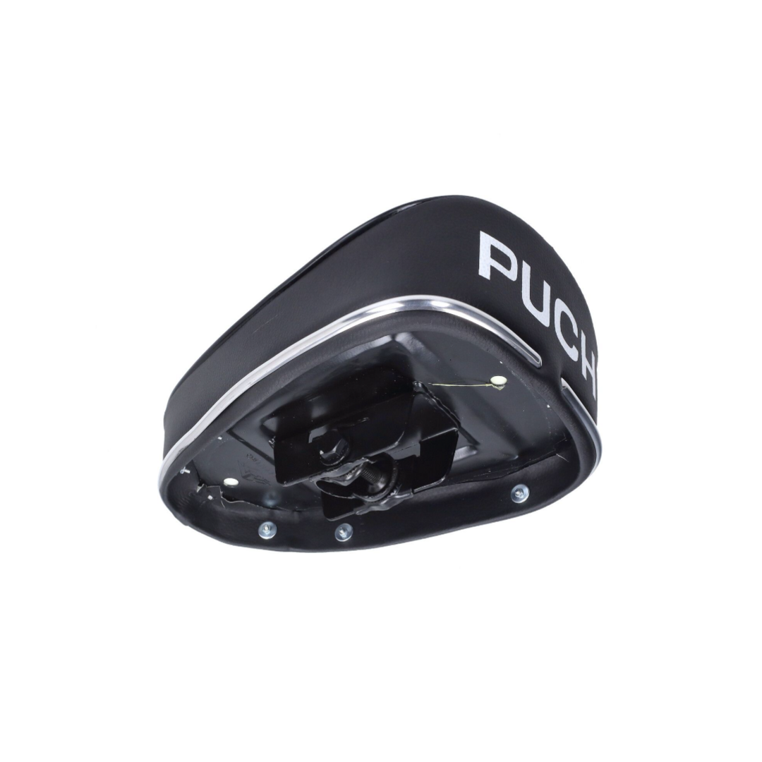 Puch Zadel oldtimer zwart (Made in Europe) voor model Condor, Puch en X30 bromfietsen