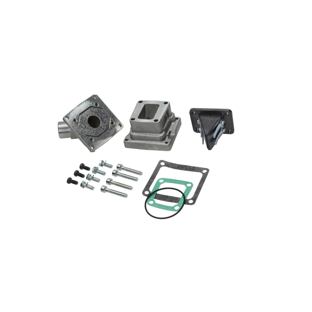 Puch Polini membraan en spruitstuk set race 19/21mm passend voor 65cc cilinder Puch Maxi