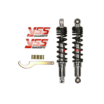 Tomos YSS hydraulische schokbrekerset 280mm chroom/zwart RD220-280P-18 voor Puch Maxi, Tomos en Honda Camino