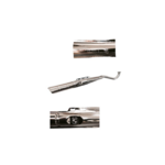 Puch Jamarcol uitlaat 28mm chroom met logo (Made in EU) voor Puch Maxi bromfiets