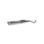 Puch Jamarcol uitlaat 28mm chroom met logo (Made in EU) voor Puch Maxi bromfiets