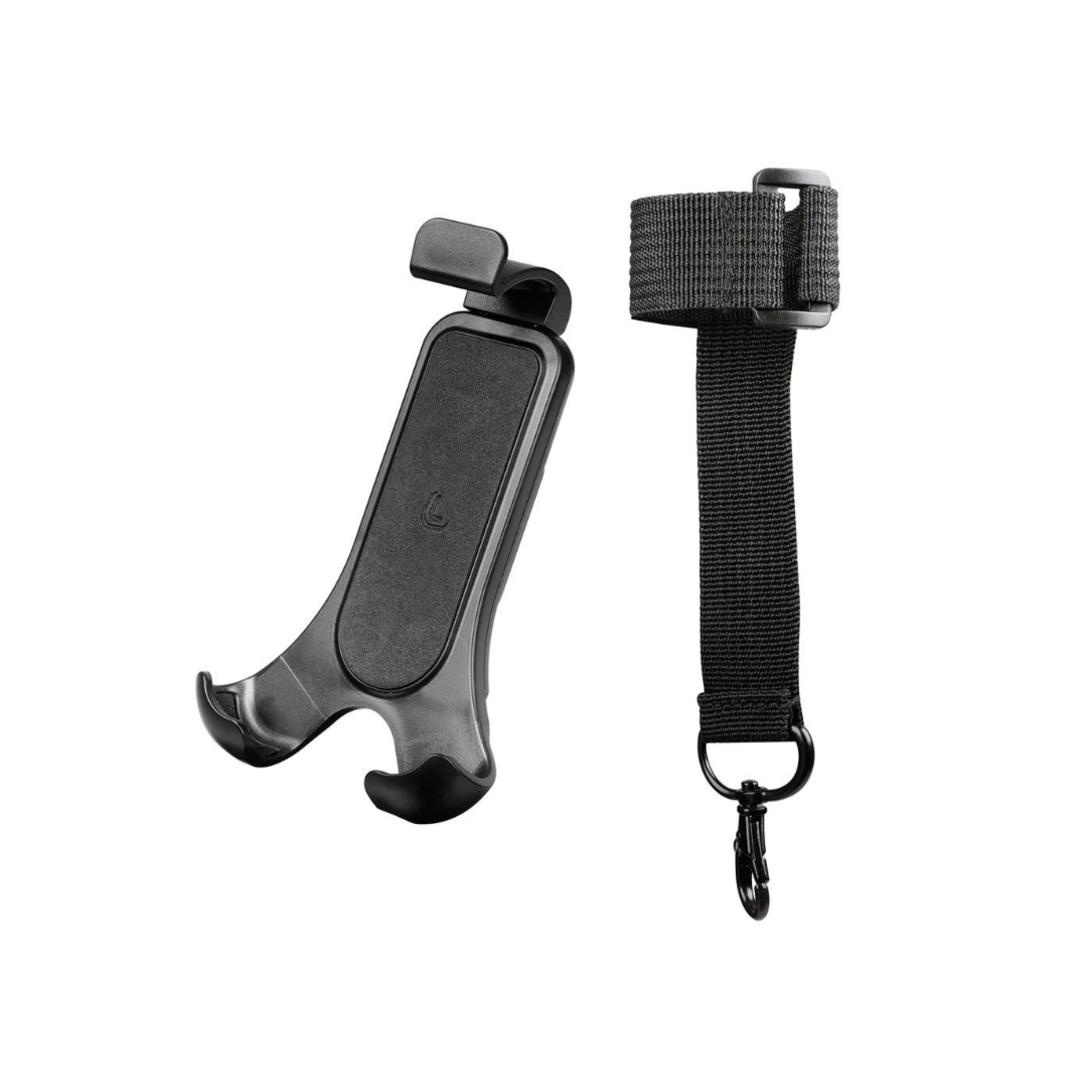 Universeel Lampa Opti-Case Airflow telefoonhouder universeel – geschikt voor bromfiets, fatbike, motorfiets en scooter – met Duo-Lock systeem