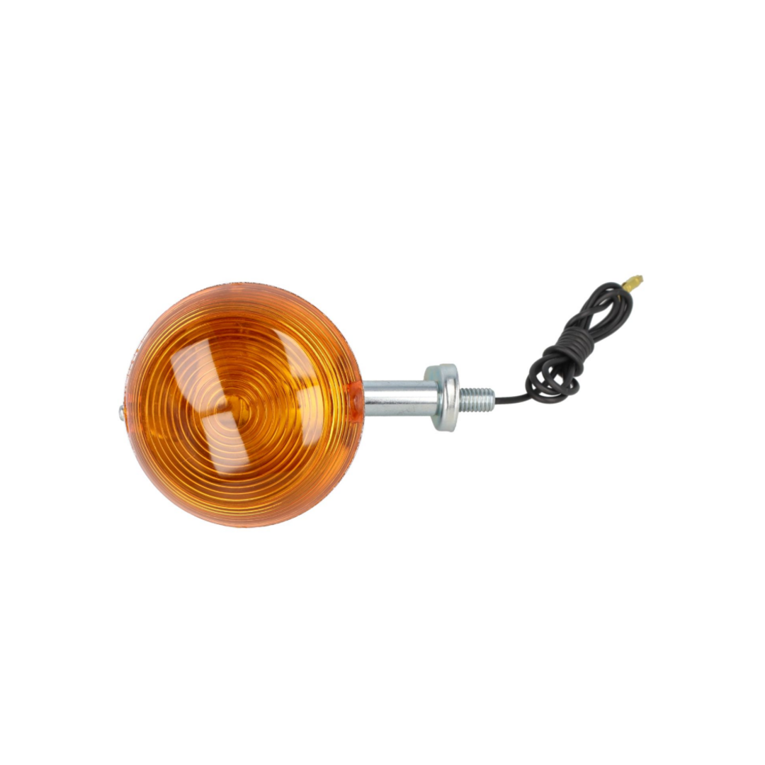 Yamaha Plat voorste knipperlicht in chroom voor Yamaha FS1 – klassiek model richtingaanwijzer