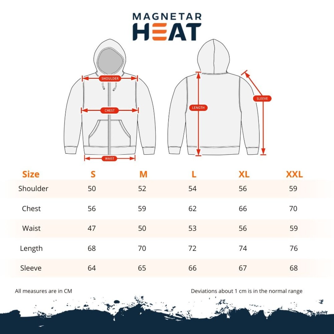 Verwarmd vest ETNA™ heren – zwart – met powerbank – borst & rug verwarming