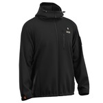 VULCAN™ verwarmde softshell jas heren – zwart – met 13.000mAh powerbank – water- en winddicht – borst & rug verwarming