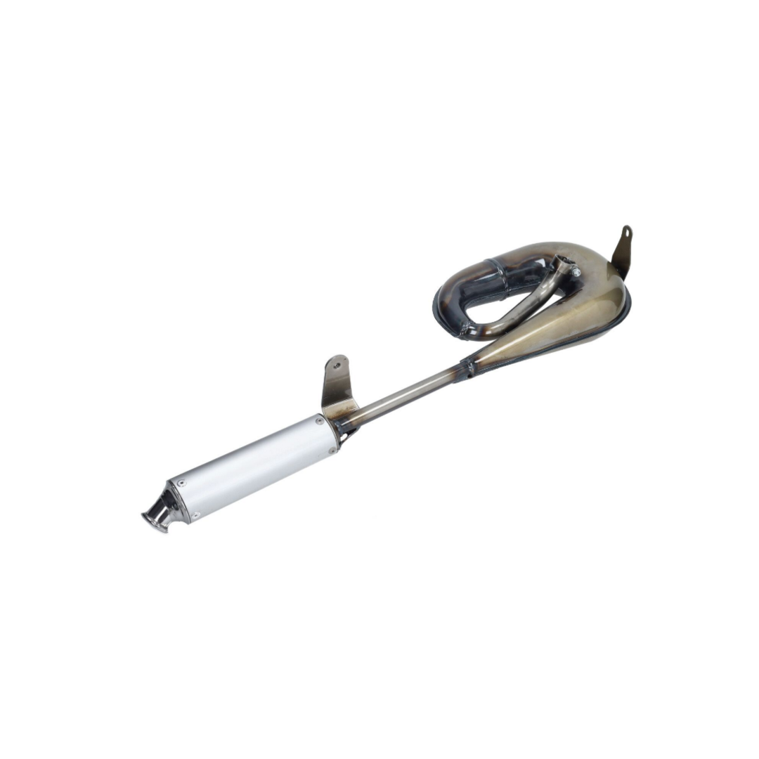 Uitlaat Tecno Circuit blank aluminium voor Piaggio Citta (Made in Europe)