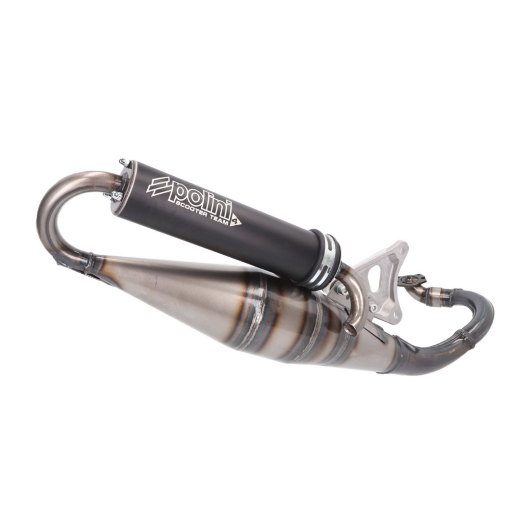 Polini Team 4 Gehomologeerde Uitlaat voor Minarelli Horizontaal – Type 200.0408