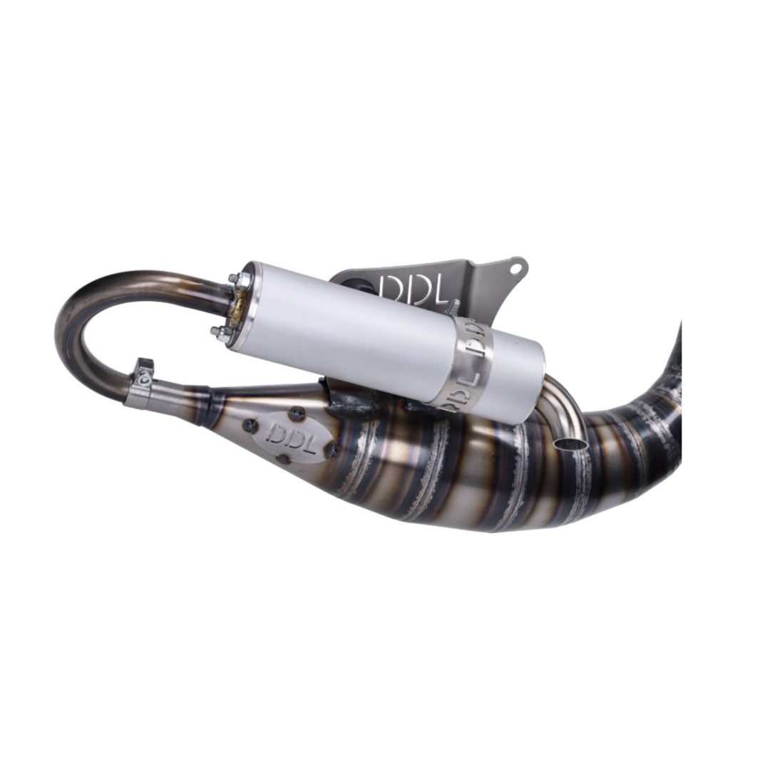 DDL Tuning Midrace Uitlaat voor 70cc Middeltoerige Minarelli Verticaal Cilinders