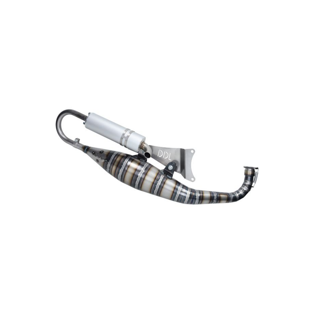 DDL Tuning Midrace Uitlaat voor 70cc Middeltoerige Aluminium Cilinders – Minarelli Horizontaal