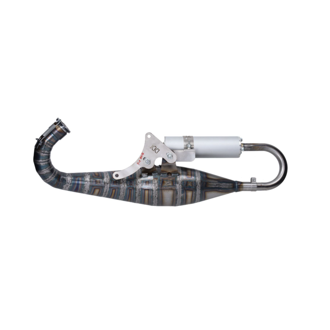 DDL Tuning big bore uitlaat Piaggio 2T 86cc – voor 90mm drijfstang & hoogtoerige cilinders (2Fast, Malossi, Top Performances)