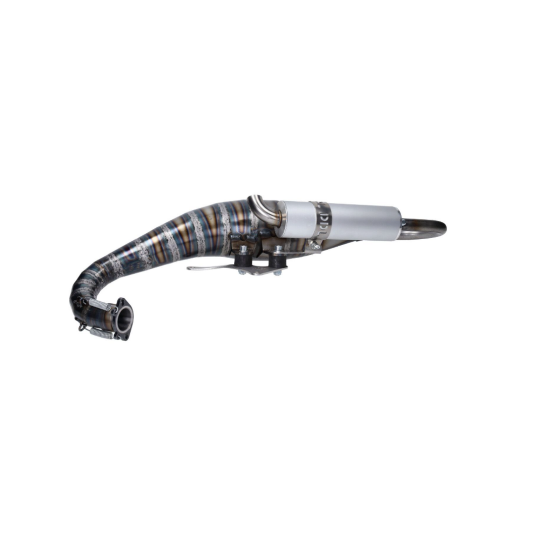 DDL Tuning big bore uitlaat Piaggio 2T 86cc – voor 90mm drijfstang & hoogtoerige cilinders (2Fast, Malossi, Top Performances)