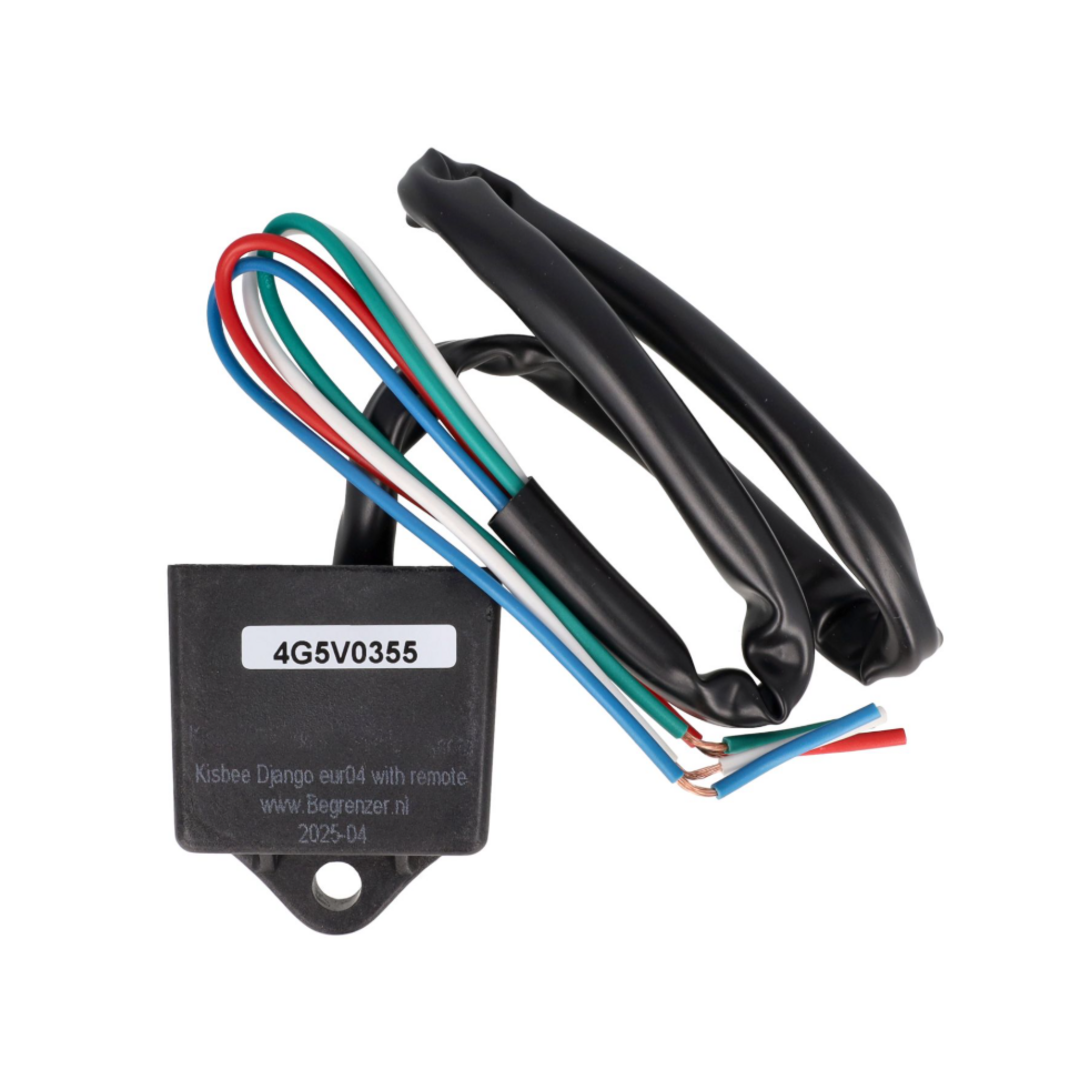 Peugeot CDI toerenbegrenzer met afstandsbediening voor Peugeot Kisbee en Django 4-takt EURO 4/5 injectiemodellen – plug & play