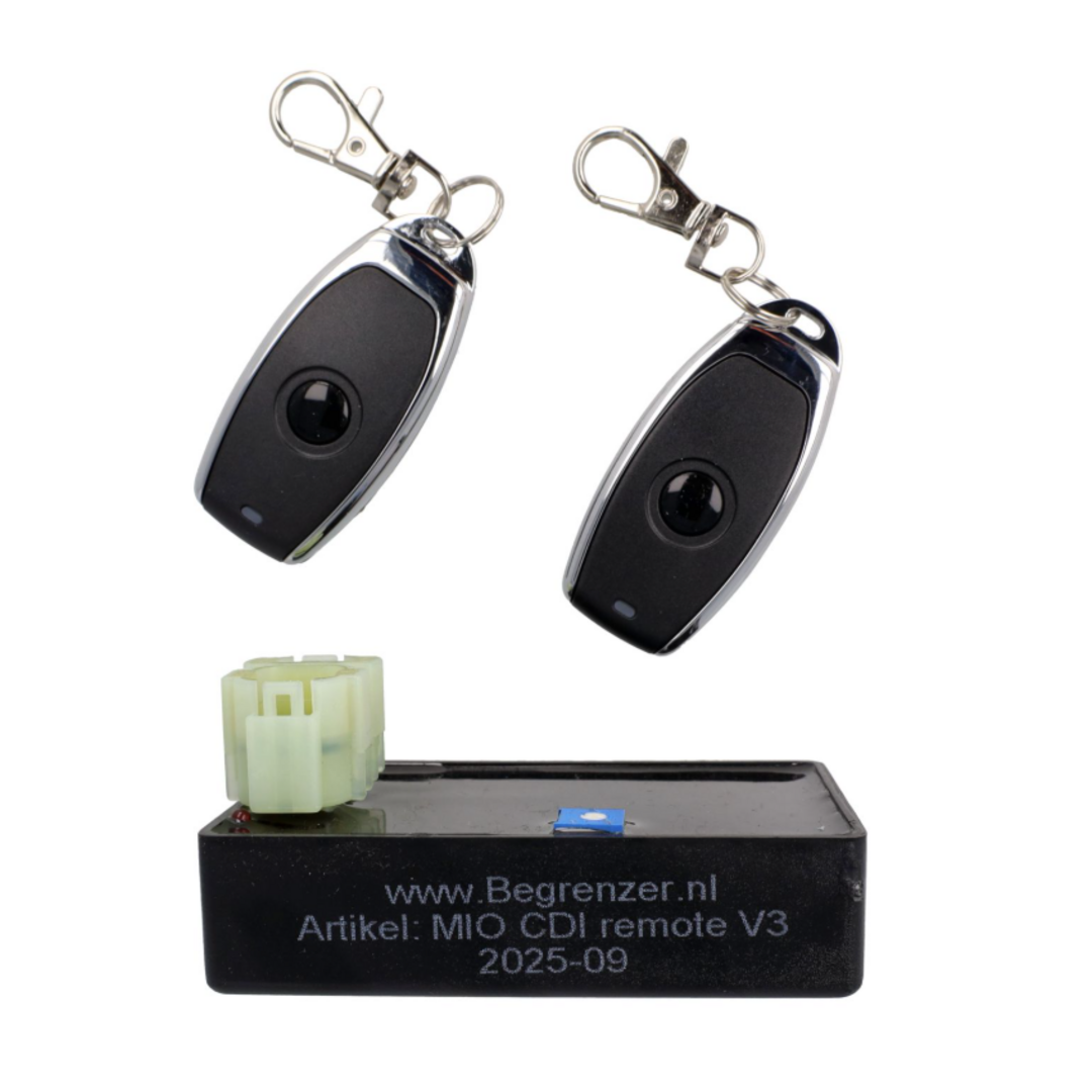 Euro-B regelbare CDI met toerenbegrenzer en unieke afstandsbediening voor SYM Mio 4-takt scooters tot bouwjaar 2014