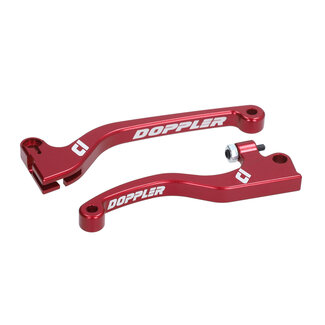 Greepset Doppler rem + koppeling cnc (J.juan) rood rieju mrt, sherco factory SE, sherco factory SM 503858b