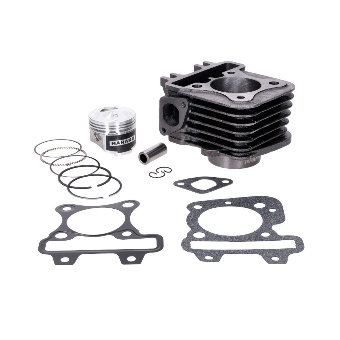 Naraku Naraku gietijzeren 80cc cilinderkit voor Piaggio 4T 2V motorblokken