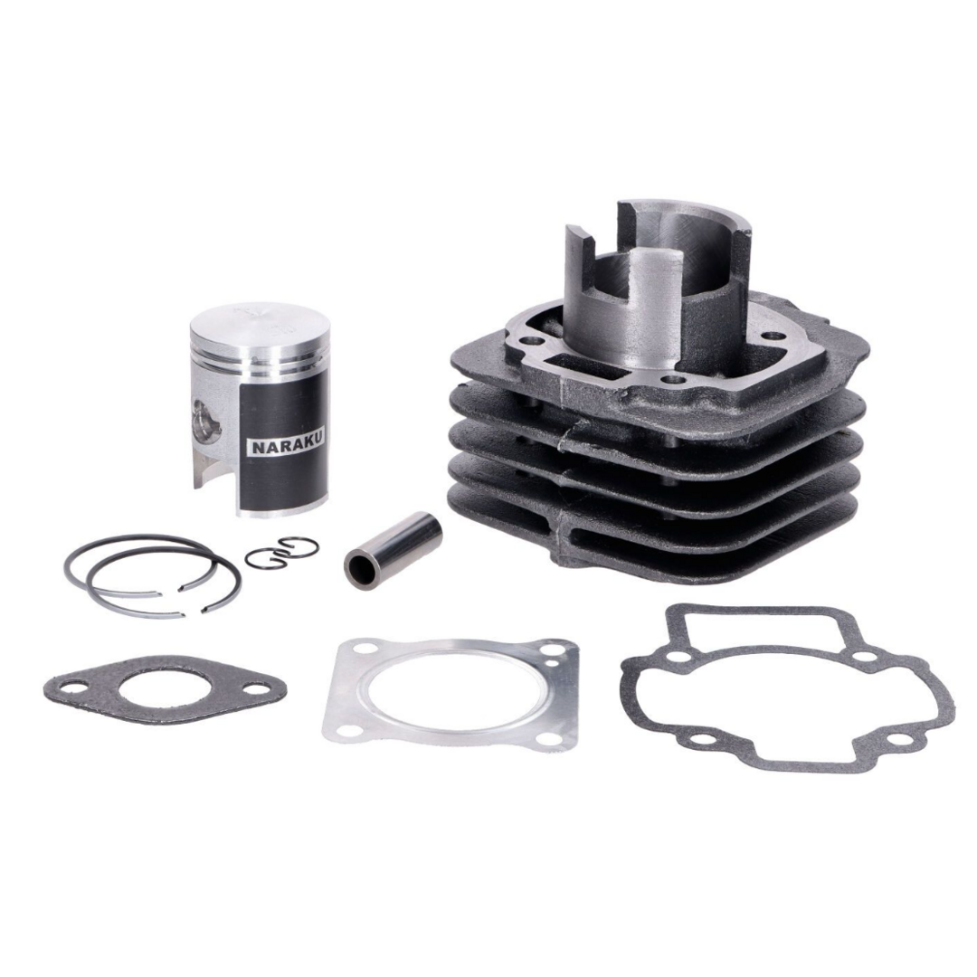 Naraku Naraku gietijzeren cilinderkit 50cc 2-takt luchtgekoeld voor Piaggio scooters – type NK101.01.2