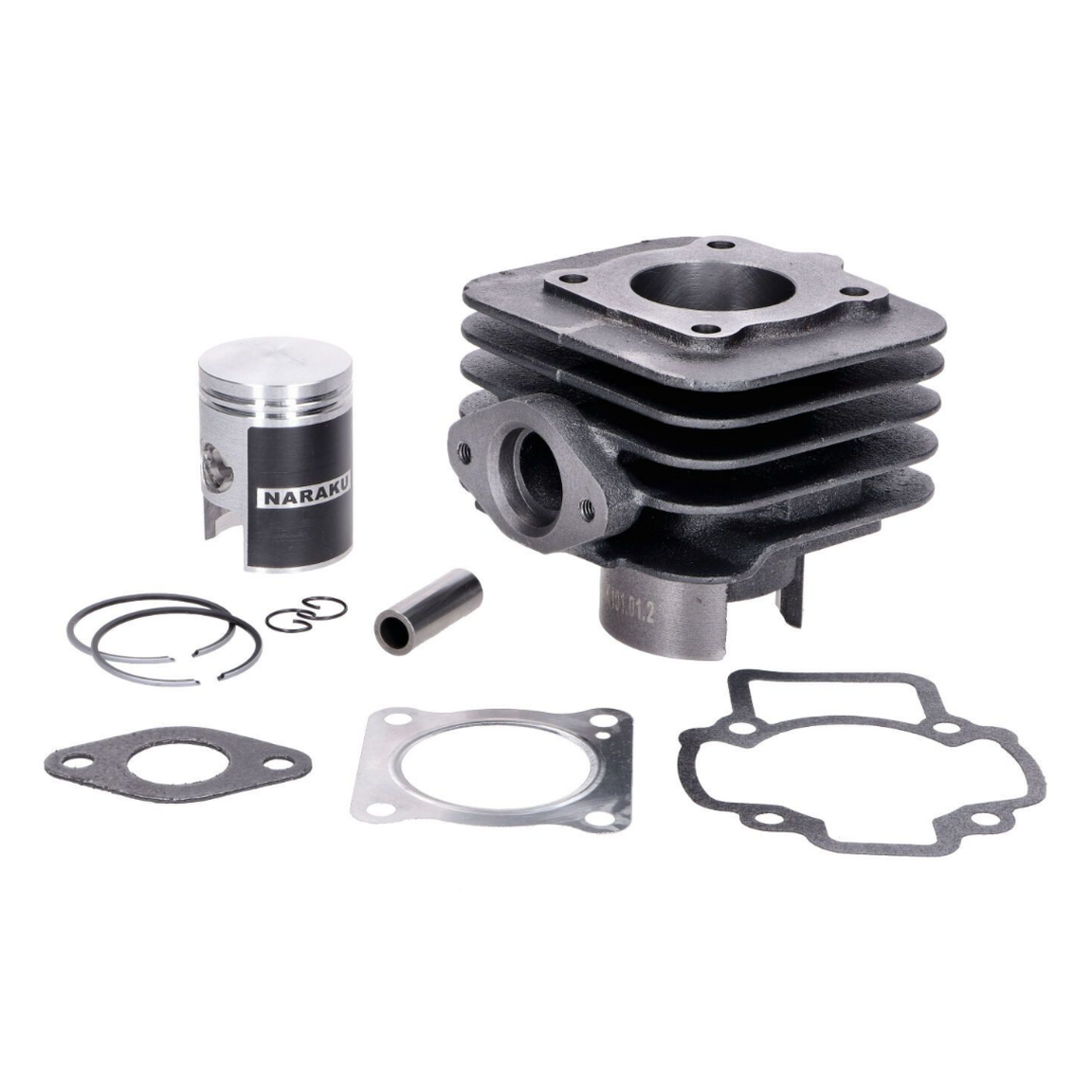 Naraku Naraku gietijzeren cilinderkit 50cc 2-takt luchtgekoeld voor Piaggio scooters – type NK101.01.2