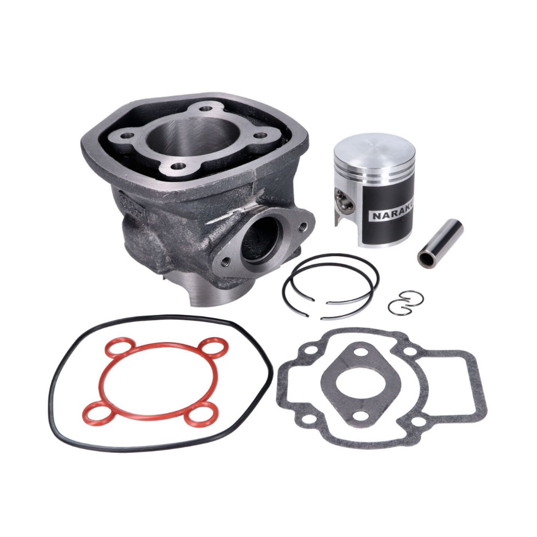 Naraku Naraku gietijzeren cilinderkit 47mm (80cc) voor Piaggio 2-takt watergekoelde scooters – type NK102.66