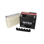 Onderhoudsvrije Nitro accu NTX5L-BS / YTX5L-BS geschikt voor Peugeot V-Clic, Kisbee 4T, Speedfight 3/4 4T, Kymco Super 9, Filly, Dink, en meer