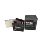 Onderhoudsvrije Nitro accu NTX5L-BS / YTX5L-BS geschikt voor Peugeot V-Clic, Kisbee 4T, Speedfight 3/4 4T, Kymco Super 9, Filly, Dink, en meer