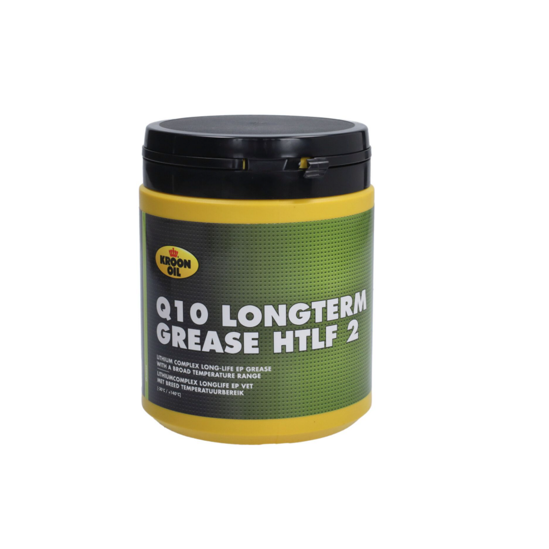 Kroon Oil Q10 Longterm Vet HTFL 2 600g Pot – Hoogwaardig Smeervet voor Lagers en Smeerpunten