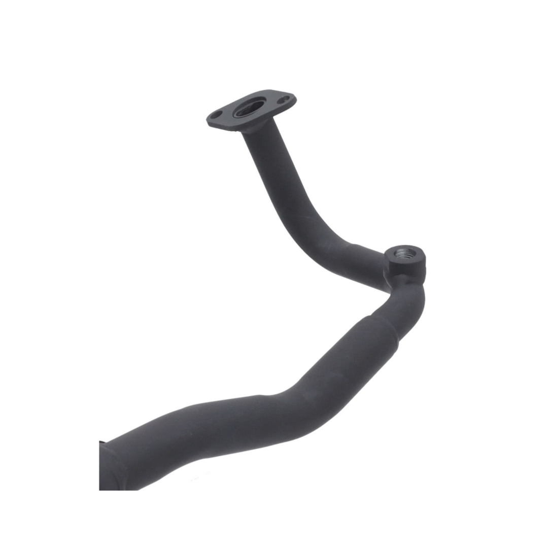 Uitlaat Euro 4/5 met zwart hitteschild en lambda-aansluiting voor GY6, Riva1, AGM VX50, Toscana