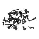 Schroef + speednutset DMP compleet 77-delig voor Piaggio Zip 4T / Zip 2000 / Zip 2000 SP / Zip 100-125 – parkerset met bouten en clips