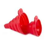 Opvouwbare siliconen trechter set 2-delig met kleine en grote trechter – diameter 5,5 cm en 7 cm