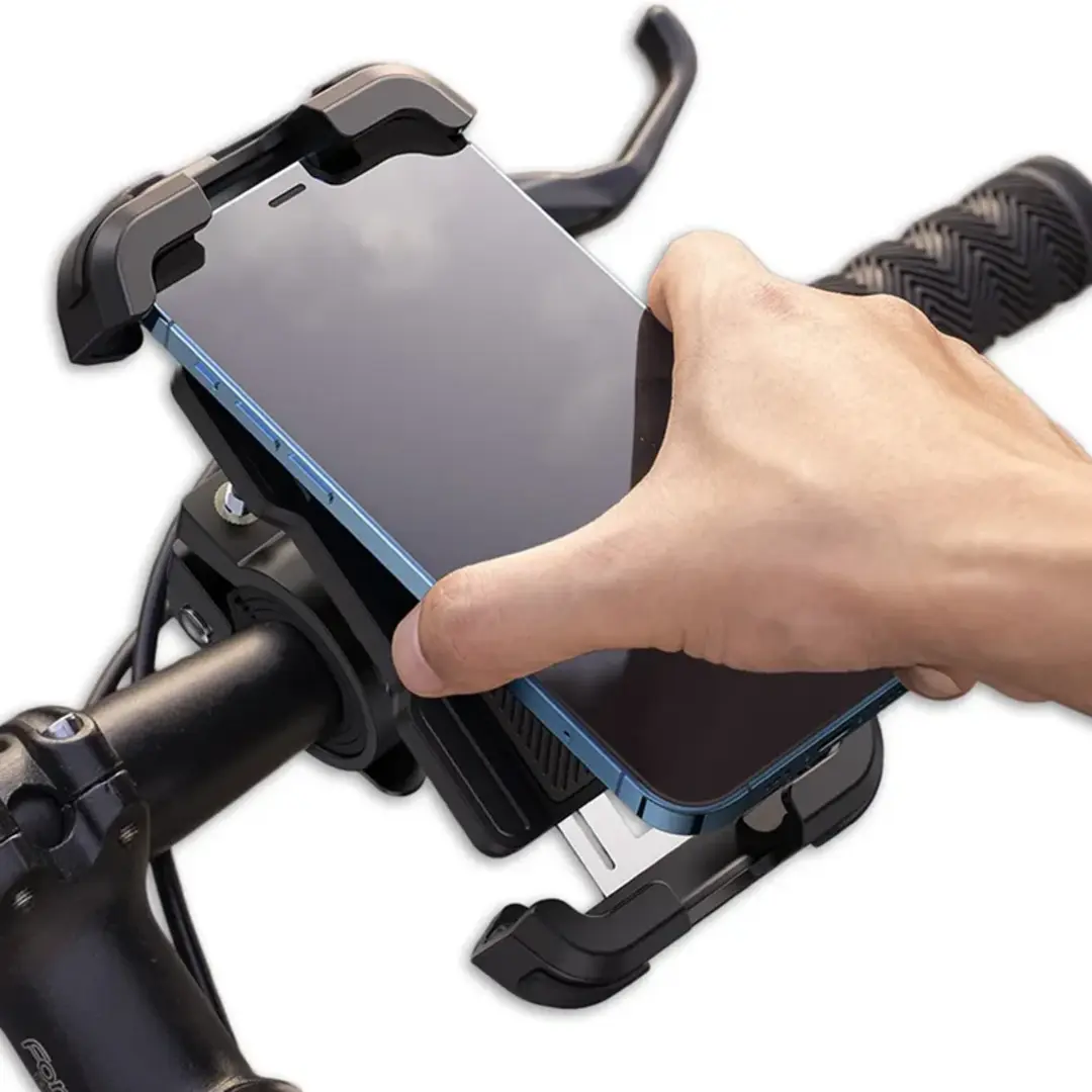 Lamicall Lamicall Universele Telefoonhouder BP03 voor Fiets, Scooter, Motor en E-step – Stuurmontage 15-40 mm – Geschikt voor 4,7-6,8 inch Smartphones