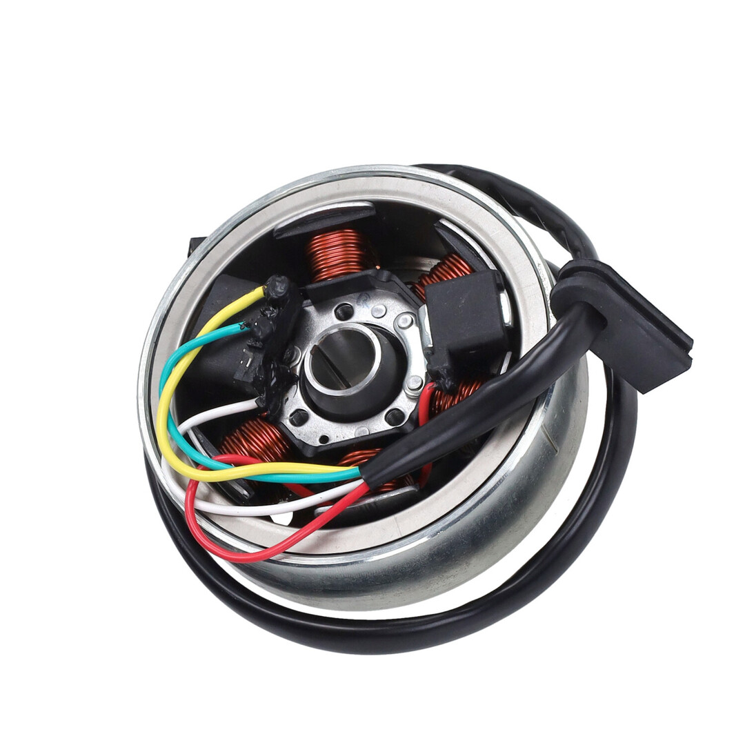 Ontsteking met vliegwiel (Kokusan model) 6 spoelen voor Minarelli AM6 en Derbi Senda motorblokken