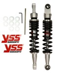 Honda YSS Eco-Line schokbrekerset RE302-335T-23-88 – 335mm zwart voor Honda MB5 en MB8 (1979–1989)