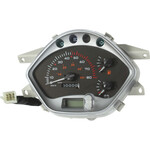 Kilometerteller euro-4 voor ronde koplamp geschikt voor BTC Felice, China LX/Napoli, GTS Toscana, BTC Riva en VX50