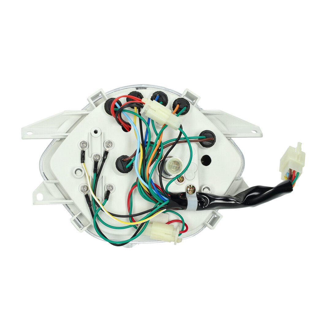 Kilometerteller euro-4 voor ronde koplamp geschikt voor BTC Felice, China LX/Napoli, GTS Toscana, BTC Riva en VX50