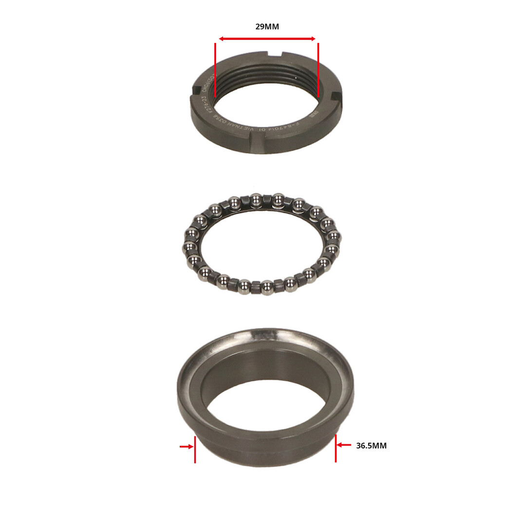 Piaggio Balhoofdset Piaggio origineel boven voor Beverly, GTS alle mod., MP3, Runner, Zip SP, LX, Primavera, Sco Piaggio, Sportcity One, Sprint en Zip 4T 650693