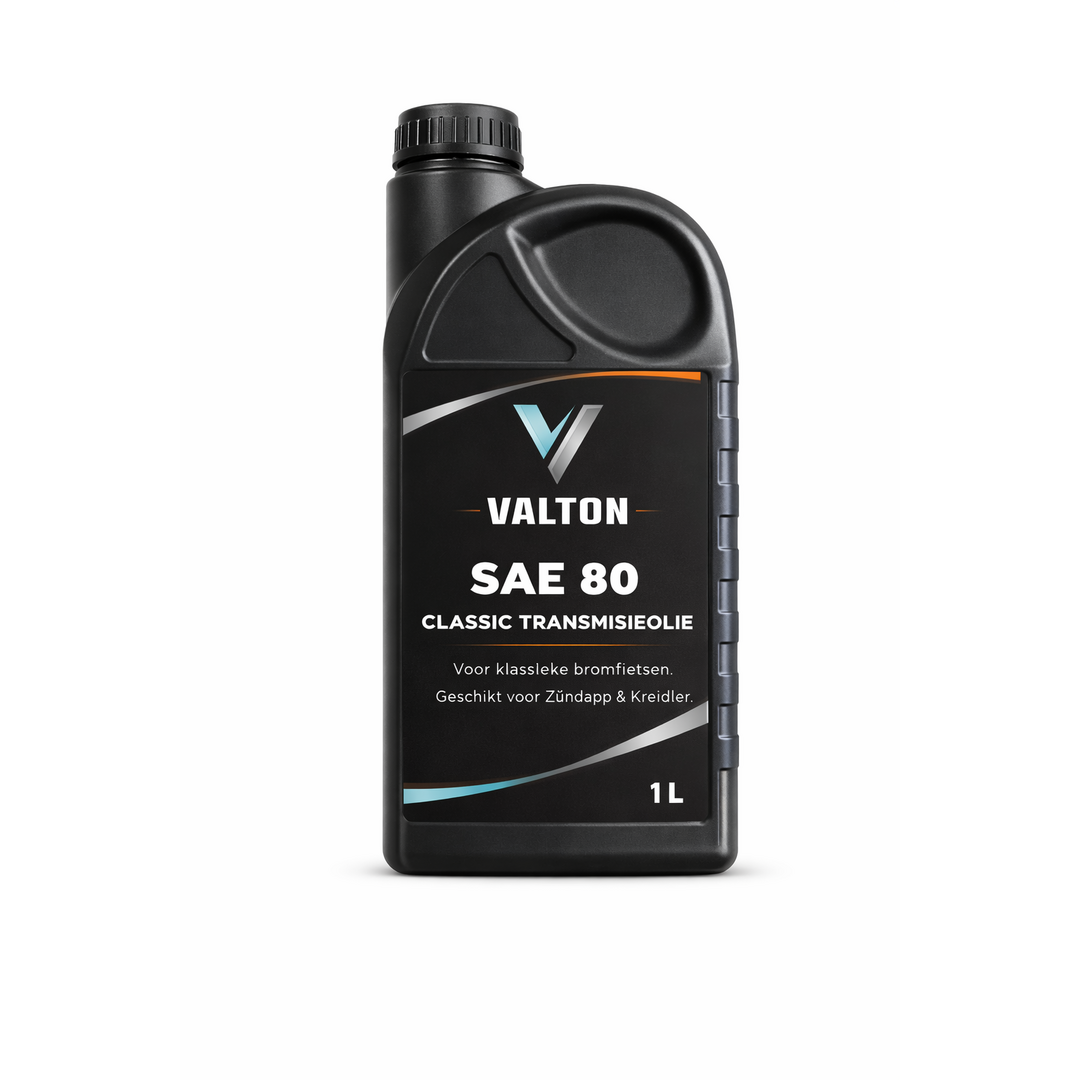 Valton  Classic Transmissieolie SAE 80 Minerale Olie 1 Liter voor Zündapp Kreidler Versnellingsbak