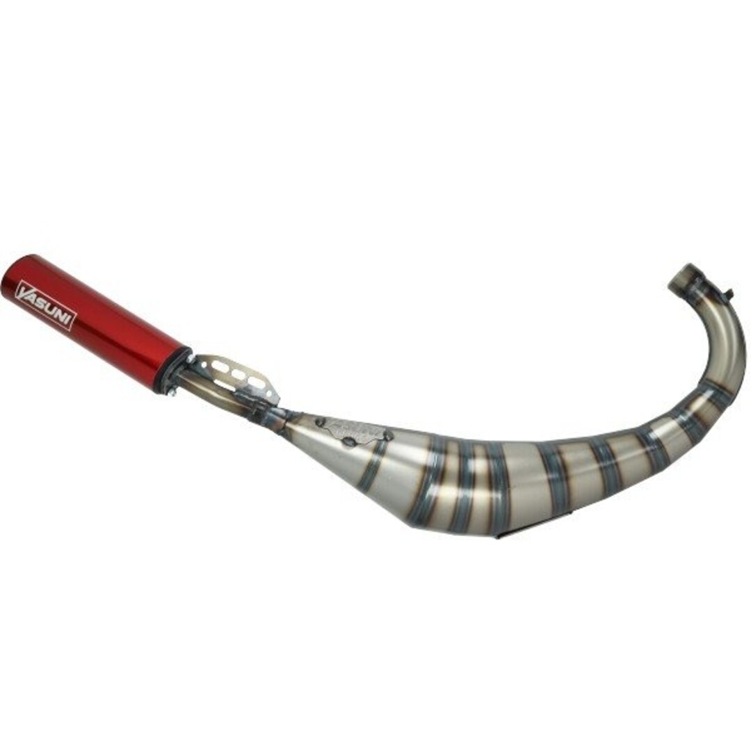 uitlaat yasuni R3 carrera rood beta rr50, derbi, minarelli tub809te