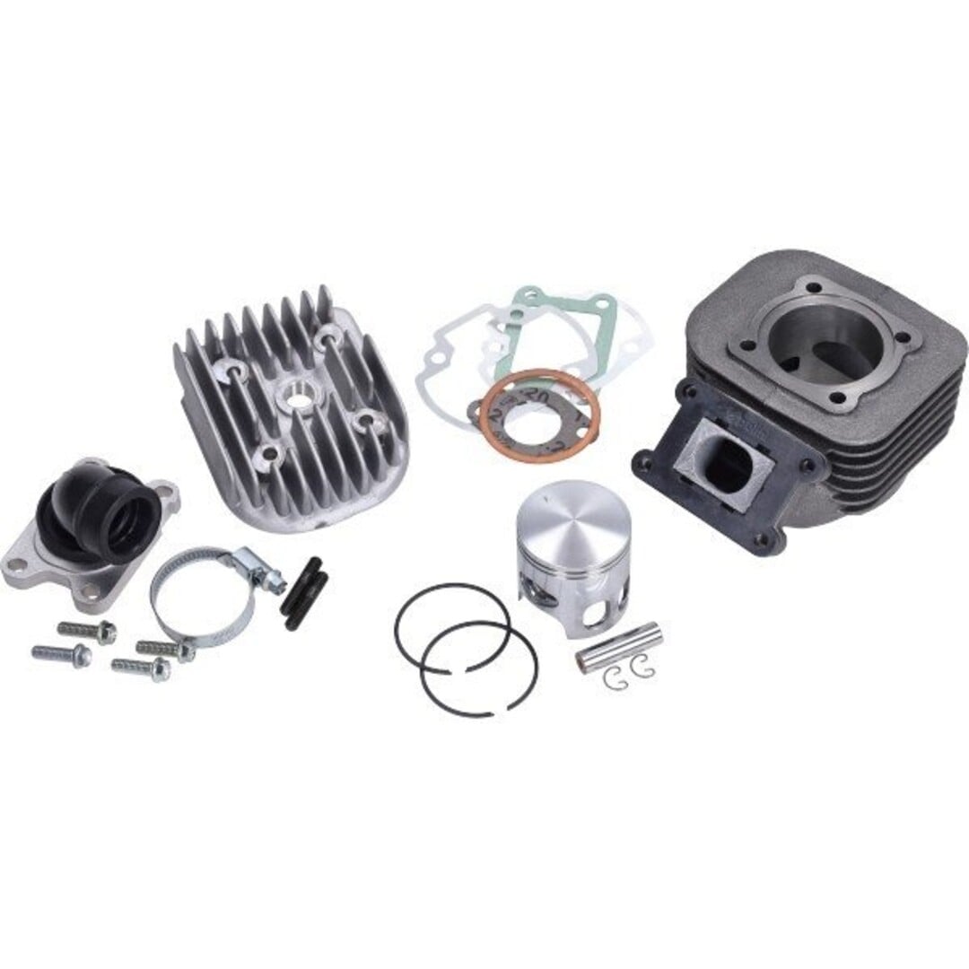 cilinder met kop polini Evolution 47mm-p10 minarelli vert 166.0074/e