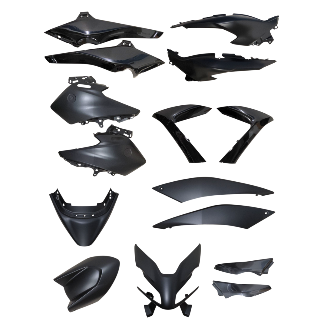 plaatwerkset yamaha 2022-2024 tech zwart mat 15-delig t-max560
