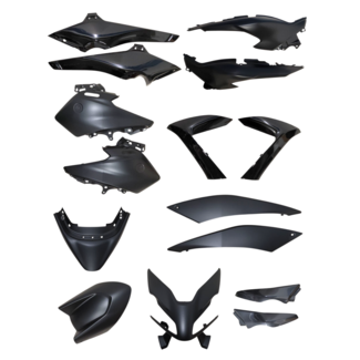 plaatwerkset yamaha 2022-2024 tech zwart mat 15-delig t-max560