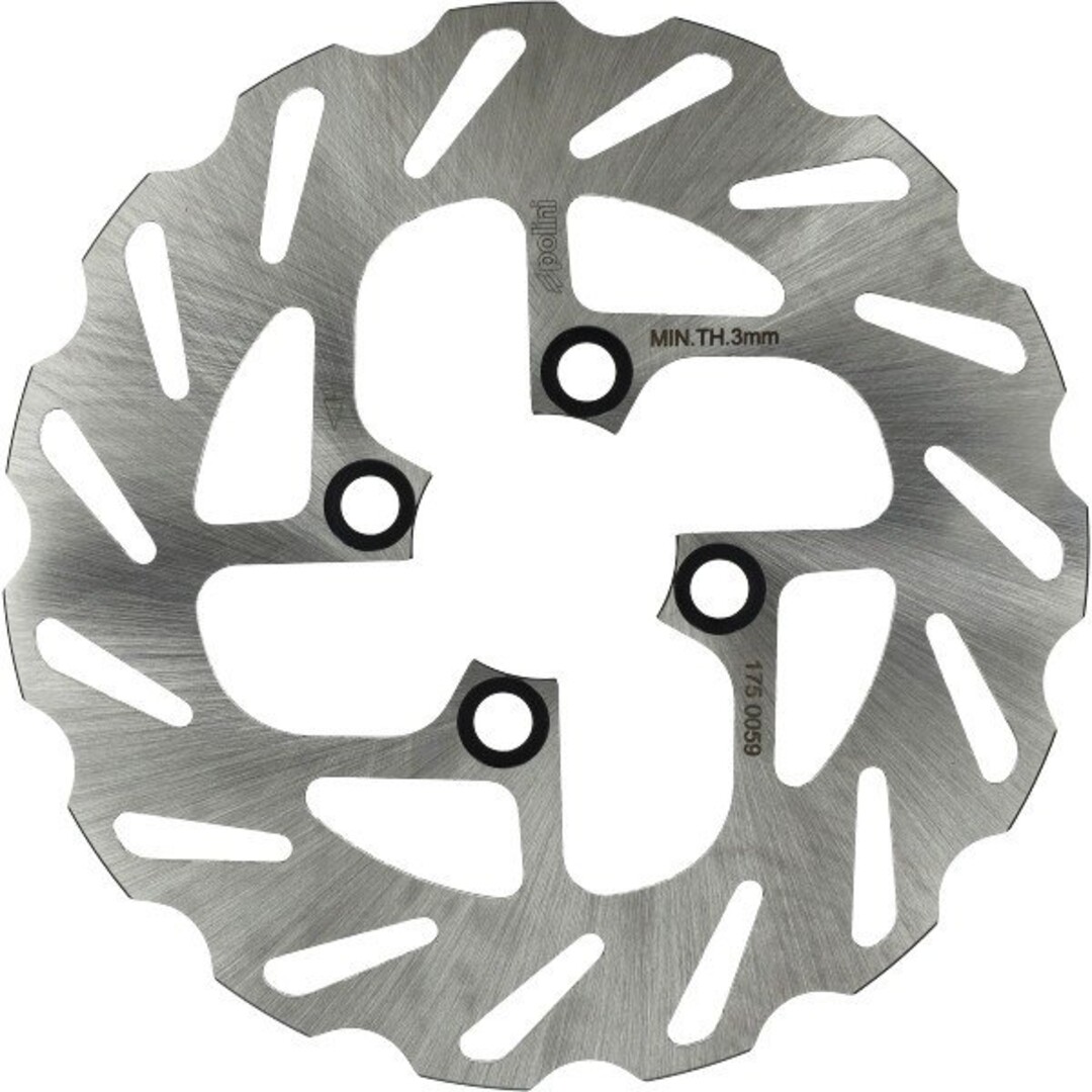 remschijf polini wave 4-gaats 200mm bw spy, bws, mbk booster 175.0059