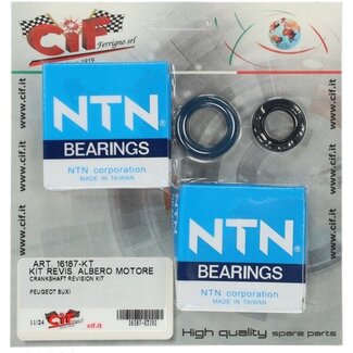 lager+keerringset cif krukas vertikaal ntn buxy, looxor, peugeot-2t, speedake, speedfight 2, tkr, viva, zenith