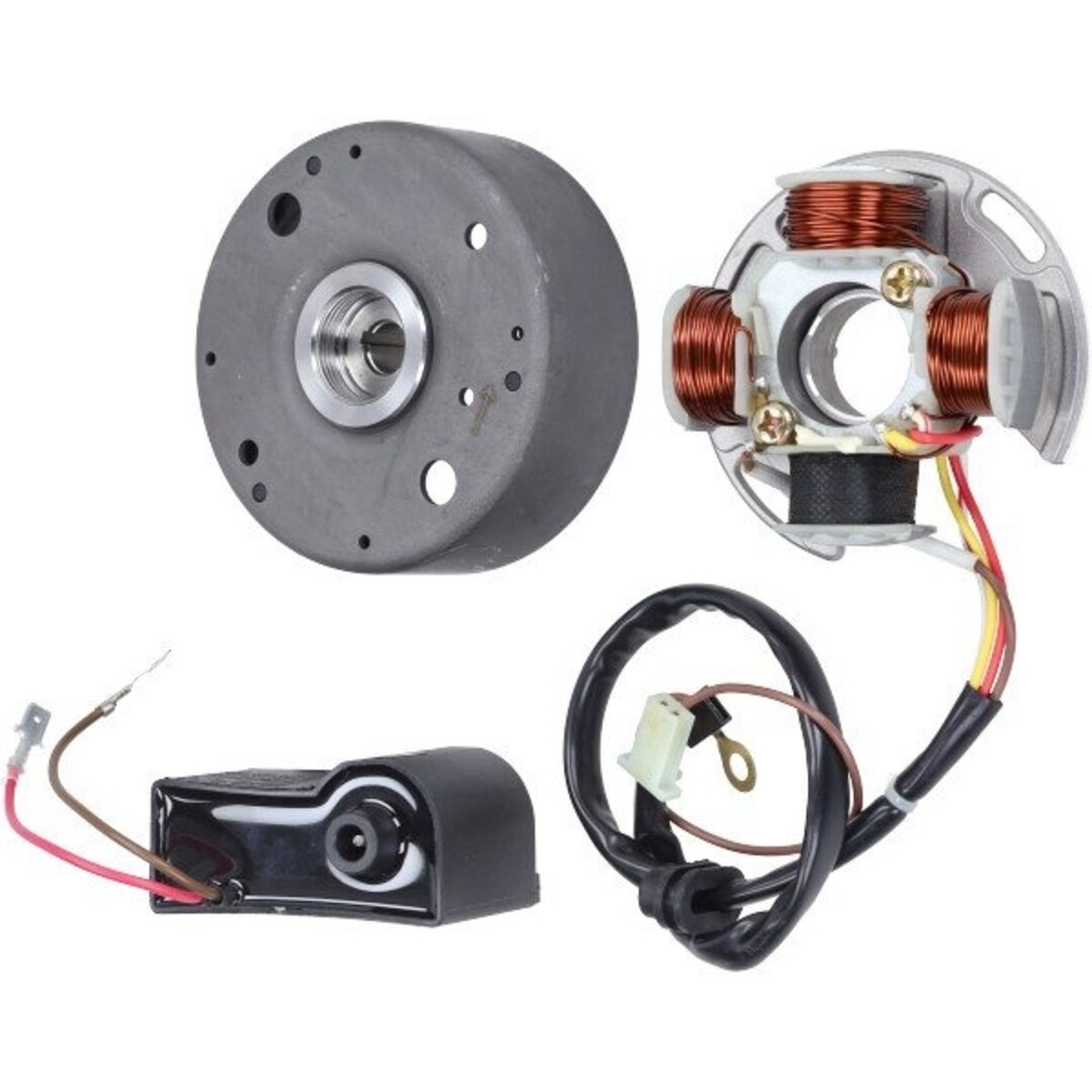 electr. ontsteking + vliegwiel set model orig a55, Tomos A35