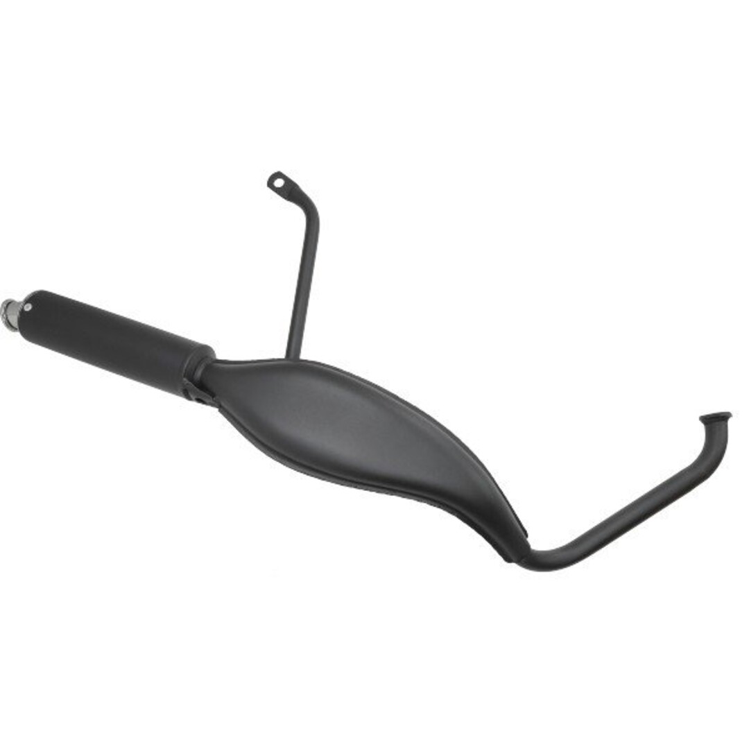 uitlaat tecno hoog fish 28mm zwart tomos, a3, a35