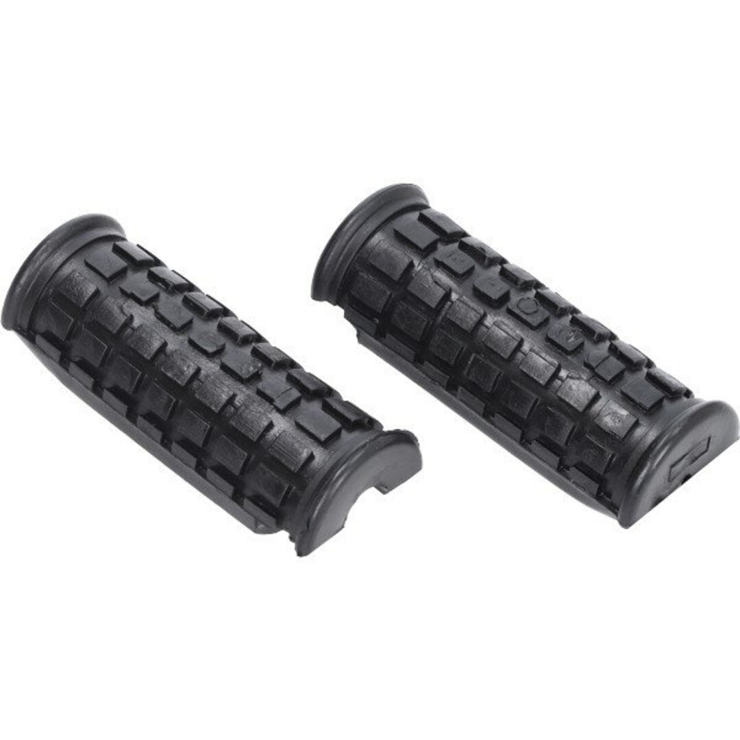 voetsteunrubberset zwart 2pcs puch macho