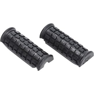 Puch voetsteunrubberset zwart 2pcs puch macho
